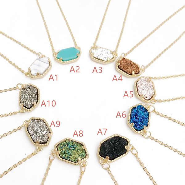 fashion drusy druzy necklaces earrings 10 colors gold silver plated kendra resin geometry stone necklace earrings jewelry for women
fashion drusy druzy necklaces earrings 10 colors gold silver plated kendra resin geometry stone necklace earrings jewelry for women