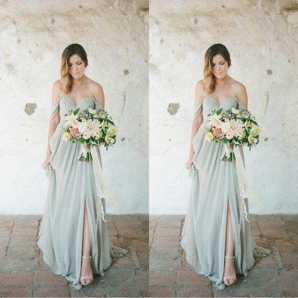Платья для подружек невесты Sage Boho 2019 Длинное свадебное платье для гостей Eleagnt из ш
Платья для подружек невесты Sage Boho 2019 Длинное свадебное платье для гостей Eleagnt из ш