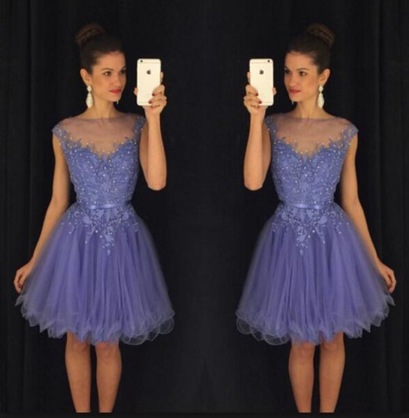 2021 new sheer cap sleeves tulle a line short homecoming dresses lace applique beaded mini party short cocktail prom dresses cap sleeve, Blue;pink
2021 new sheer cap sleeves tulle a line short homecoming dresses lace applique beaded mini party short cocktail prom dresses cap sleeve, Blue;pink