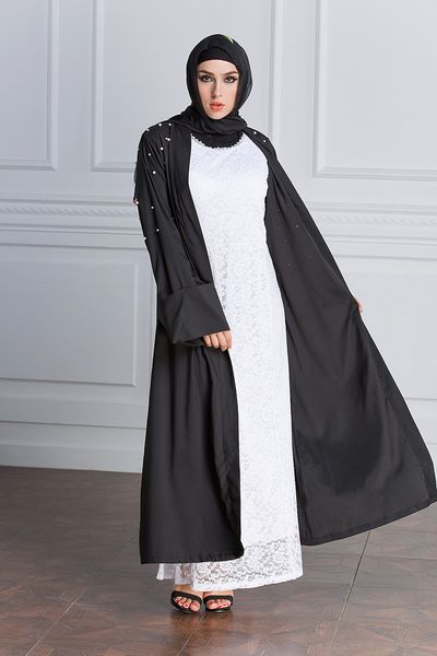 factory price muslim women long sleeved abaya dress s-5xl islamic women beading long sleeved open abaya, Red 
factory price muslim women long sleeved abaya dress s-5xl islamic women beading long sleeved open abaya, Red