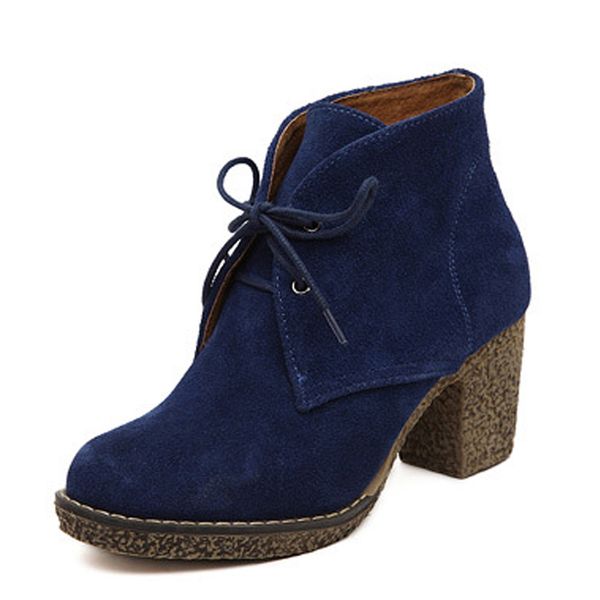 women platform ankle boots round toe lace-up winter shoes woman genuine leather boots ladies autumn boots size 35-42, Black
women platform ankle boots round toe lace-up winter shoes woman genuine leather boots ladies autumn boots size 35-42, Black