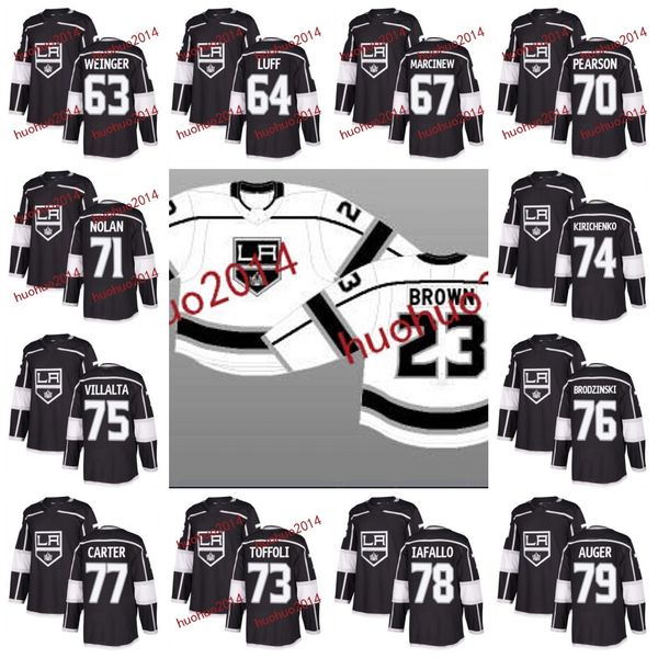 2017-2018 Los Angeles Kings 63 Evan Weinger 64 Matt Luff 67 Matt Marcinew 70 Tanner Pearson 71 Nolan Tyler Toffoli Hockey Jerseys
2017-2018 Los Angeles Kings 63 Evan Weinger 64 Matt Luff 67 Matt Marcinew 70 Tanner Pearson 71 Nolan Tyler Toffoli Hockey Jerseys