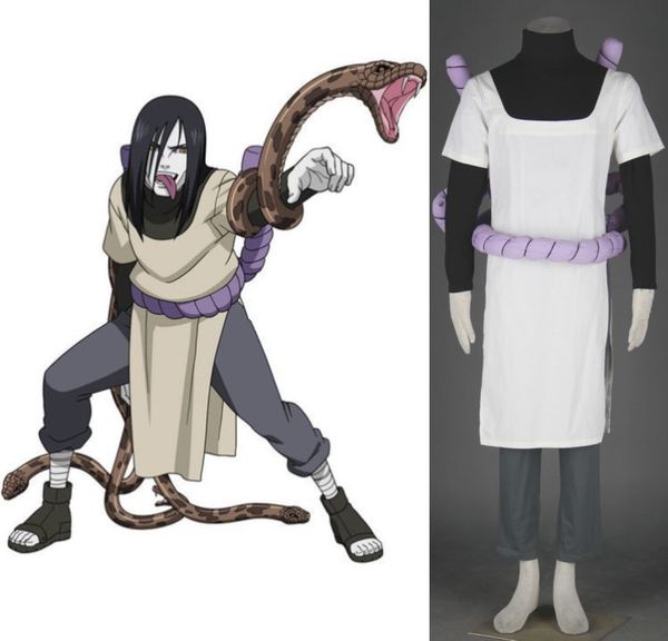 naruto orochimaru cosplay costume halloween costumes, Black
naruto orochimaru cosplay costume halloween costumes, Black