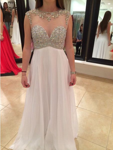 luxury rhinestone 2016 prom dresses with sheer jewel neck crystal chiffon long plus size evening party pageant formal gowns, Black
luxury rhinestone 2016 prom dresses with sheer jewel neck crystal chiffon long plus size evening party pageant formal gowns, Black