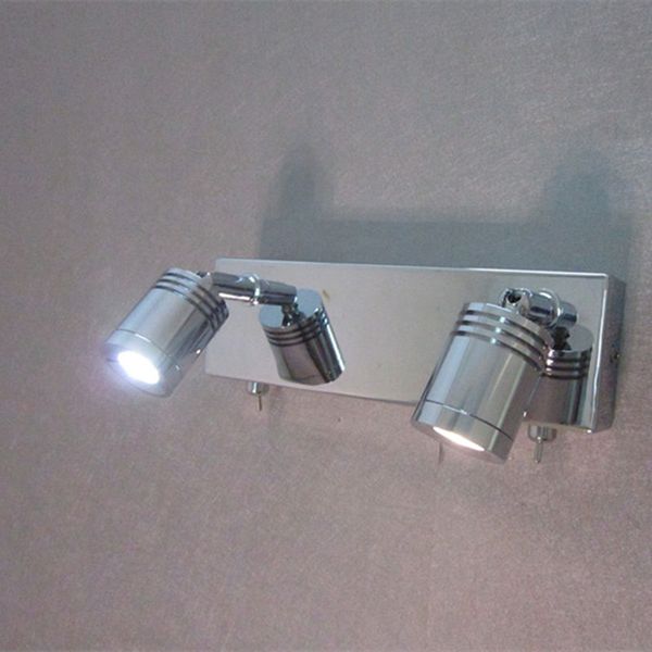 ch wall bracket light for reading lamp 2x3watt cree leds working independently suitable only 1xcable stainless steel base chrome finish
ch wall bracket light for reading lamp 2x3watt cree leds working independently suitable only 1xcable stainless steel base chrome finish