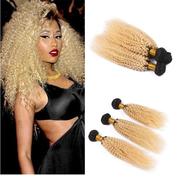 Dark Root 1B 613 Kinky Curly Hair Weaves Two Tone Ombre Blonde 1B 613 Hair Weaves Ombre Afro Kinky Curly Hair Weft
Dark Root 1B 613 Kinky Curly Hair Weaves Two Tone Ombre Blonde 1B 613 Hair Weaves Ombre Afro Kinky Curly Hair Weft