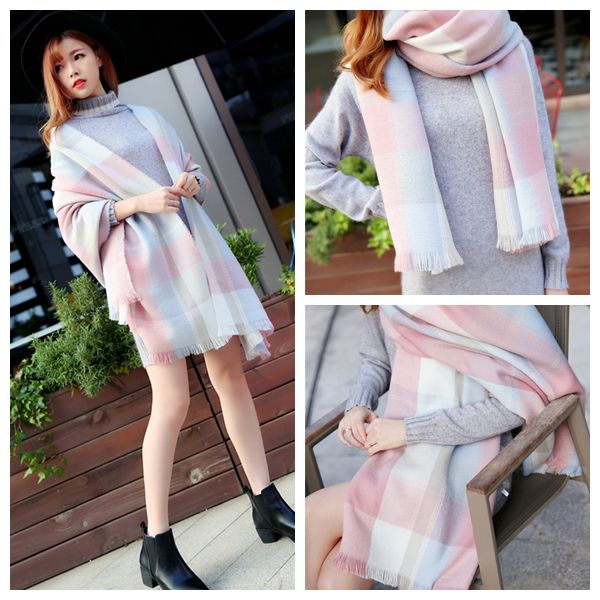 2016 fashion women's students scarf thicker plaid winter scarf blanket scarf oversized tartan shawl scarves & wraps 10pcs/lot, Blue;gray
2016 fashion women's students scarf thicker plaid winter scarf blanket scarf oversized tartan shawl scarves & wraps 10pcs/lot, Blue;gray