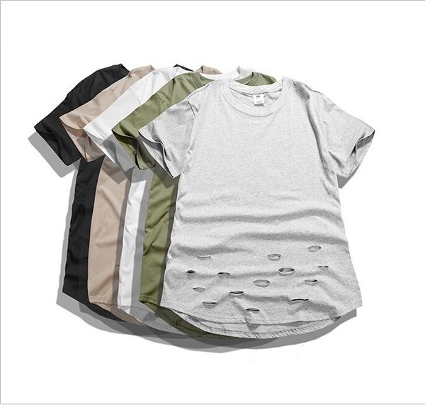 2017 extended tee shirts hip hop Fashion Hole Streetwear Kanye West short sleeve long t shirts cool swag clothes
2017 extended tee shirts hip hop Fashion Hole Streetwear Kanye West short sleeve long t shirts cool swag clothes