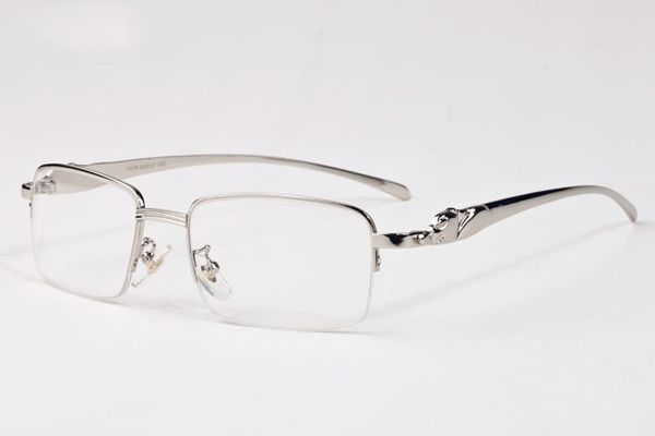 fashion buffalo horn glasses gold silver metal frame semi rimless clear lenses with red box eyewear vintage eyeglasses frames for men women, White;black
fashion buffalo horn glasses gold silver metal frame semi rimless clear lenses with red box eyewear vintage eyeglasses frames for men women, White;black
