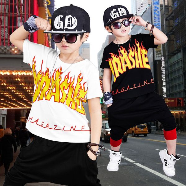 children's day performance suits new children's wear suits hip-hop dress middle boy short sleeve summer letter tide boy 2pcs sets, White
children's day performance suits new children's wear suits hip-hop dress middle boy short sleeve summer letter tide boy 2pcs sets, White