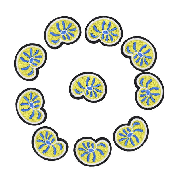 10pcs lemon slice patches badges for clothing iron embroidered patch applique iron on patches sewing accessories for diy clothes, Black
10pcs lemon slice patches badges for clothing iron embroidered patch applique iron on patches sewing accessories for diy clothes, Black