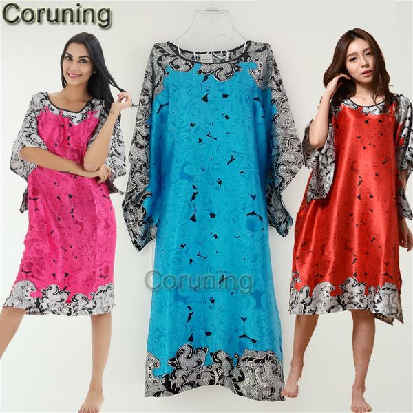 wholesale- rb072 fashion women satin nightgowns summer home dress flower sleepwear nightdress loose comfortable sleepshirts women nighgt, Black;red
wholesale- rb072 fashion women satin nightgowns summer home dress flower sleepwear nightdress loose comfortable sleepshirts women nighgt, Black;red