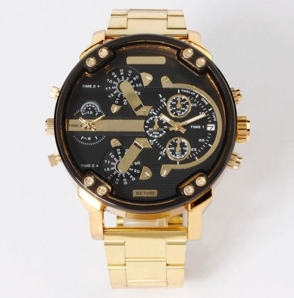 fashion stainless case steel brand wrist dials men's 7333 band mutiple quartz date watch big alqkt, Slivery;brown
fashion stainless case steel brand wrist dials men's 7333 band mutiple quartz date watch big alqkt, Slivery;brown