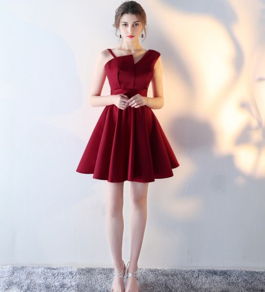 2017 vestidos de noiva new designer a-line simple red/ black/burgundy short prom dresses evening party gowns women summer dress
2017 vestidos de noiva new designer a-line simple red/ black/burgundy short prom dresses evening party gowns women summer dress