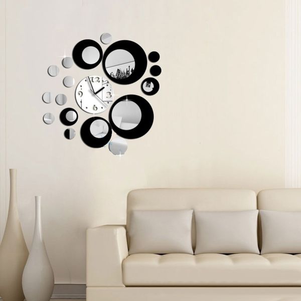 wholesale- modern circles acrylic mirror style wall clock removable decal art sticker decor
wholesale- modern circles acrylic mirror style wall clock removable decal art sticker decor