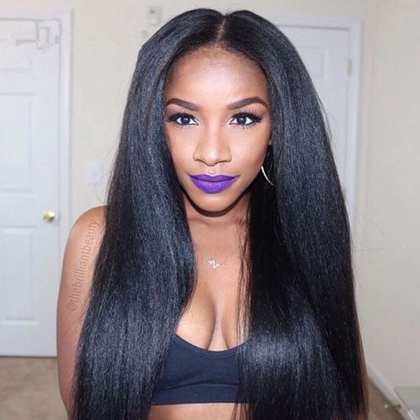 new arrival glueless full lace wigs virgin brazilian human hair lace front wigs yaki straight natural hairline, Black;brown
new arrival glueless full lace wigs virgin brazilian human hair lace front wigs yaki straight natural hairline, Black;brown
