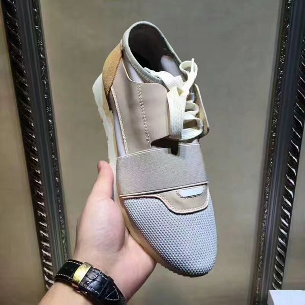 original box popular race runner shoe man casual woman sneaker fashion patchwork lace up mesh trainer designer shoes size 35-46, Black
original box popular race runner shoe man casual woman sneaker fashion patchwork lace up mesh trainer designer shoes size 35-46, Black