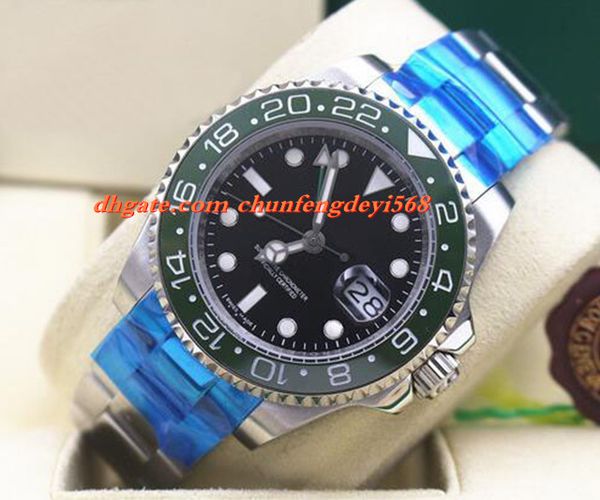 fashion luxury new green bezel ii automatic stainless steel ceramic 40mm 116710 mechanical men watches quality, Slivery;brown
fashion luxury new green bezel ii automatic stainless steel ceramic 40mm 116710 mechanical men watches quality, Slivery;brown