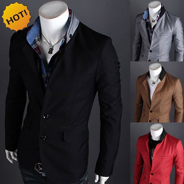 new 2017 autumn winter casual dress evening dress brand-clothing blazer mens two buckle masculino suit men slim fit coat, Black;brown
new 2017 autumn winter casual dress evening dress brand-clothing blazer mens two buckle masculino suit men slim fit coat, Black;brown