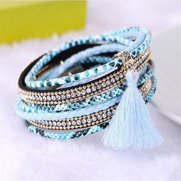multi layer handmade braided leather bracelet summer tassels charm bracelets bohemian bracelets for women gifts kx, Golden;silver
multi layer handmade braided leather bracelet summer tassels charm bracelets bohemian bracelets for women gifts kx, Golden;silver