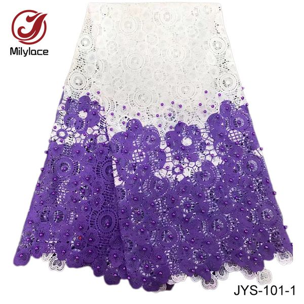 African wholesale lace fabric beaded embroidery cord embroidery lace white and red ,white and blue lace JYS-101 
African wholesale lace fabric beaded embroidery cord embroidery lace white and red ,white and blue lace JYS-101
