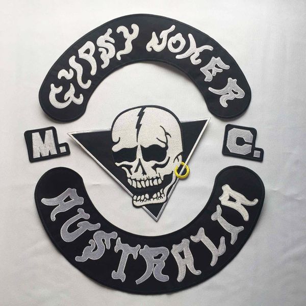 fashion gypsy joker australia mc club biker vest embroidered patch iron on full back of jacket motorcyle patch ing, Black
fashion gypsy joker australia mc club biker vest embroidered patch iron on full back of jacket motorcyle patch ing, Black