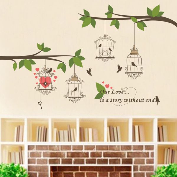 wholesale birds birdcage branch wall stickers decals mural wall paper art room home decorations ing
wholesale birds birdcage branch wall stickers decals mural wall paper art room home decorations ing