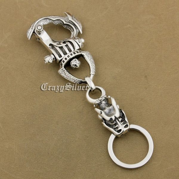 linsion huge heavy 925 sterling silver helmet armor dragon mens biker keychain 8j022, Slivery;golden
linsion huge heavy 925 sterling silver helmet armor dragon mens biker keychain 8j022, Slivery;golden