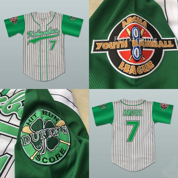 Andre 7 Kekambas Baseball Jersey with ARCHA and Duffy's Patches Embroidery Jerseys White Kekambas Baseball Jerseys
Andre 7 Kekambas Baseball Jersey with ARCHA and Duffy's Patches Embroidery Jerseys White Kekambas Baseball Jerseys
