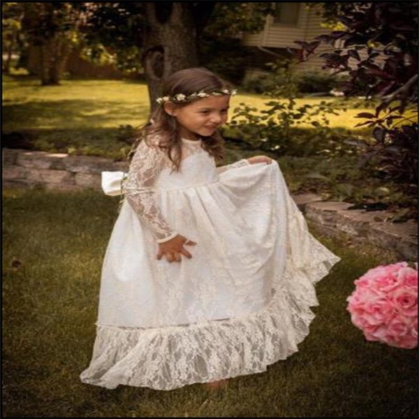 princess flower girl dresses long sleeves bow wedding party dress communion pageant dress for little girls kids/children dress, White;blue
princess flower girl dresses long sleeves bow wedding party dress communion pageant dress for little girls kids/children dress, White;blue
