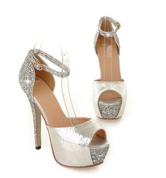 Glitter sequined high Glitter platform peep toe pumps Dress Wedding Shoes gown women sexy high heels size 34 to 39
Glitter sequined high Glitter platform peep toe pumps Dress Wedding Shoes gown women sexy high heels size 34 to 39
