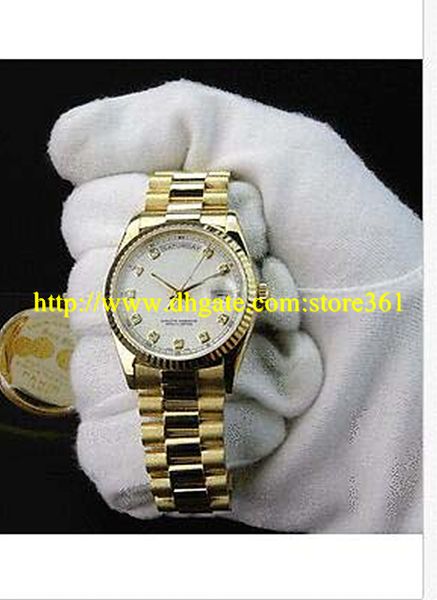 store361 new arrive watches new 18kt gold 36mm mens president white diamond 18238, Slivery;brown
store361 new arrive watches new 18kt gold 36mm mens president white diamond 18238, Slivery;brown