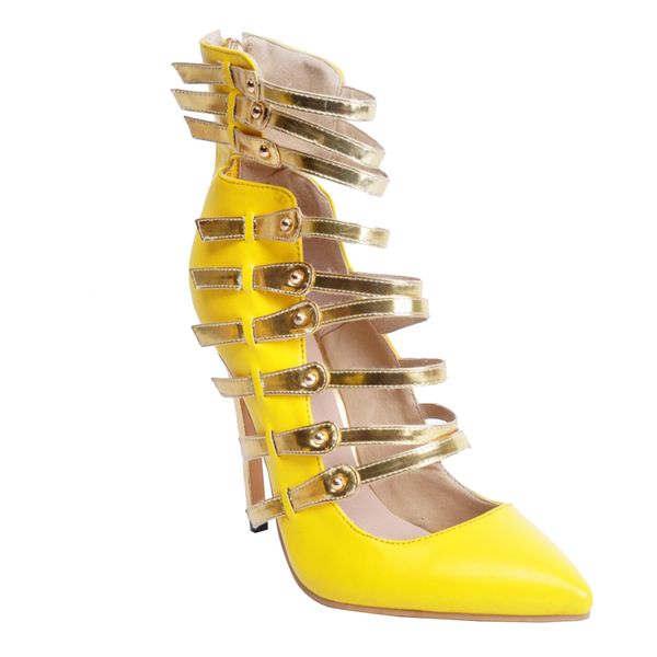 kolnoo womens fashion handmade hi-straps pointy high heel party evening sandals summer shoes yellow xd18301, Black
kolnoo womens fashion handmade hi-straps pointy high heel party evening sandals summer shoes yellow xd18301, Black