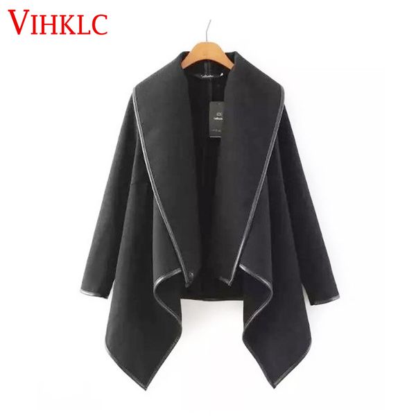 wholesale- woman coat 2016 autumn winter women long cashmere overcoats woman trench wool coats fur manteau abrigos mujer plus size l457, Black;brown
wholesale- woman coat 2016 autumn winter women long cashmere overcoats woman trench wool coats fur manteau abrigos mujer plus size l457, Black;brown