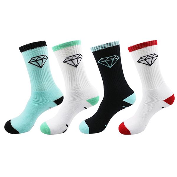 new men brand long socks classic diamond skateboard compression terry cotton male casual basket meias ing, Black
new men brand long socks classic diamond skateboard compression terry cotton male casual basket meias ing, Black