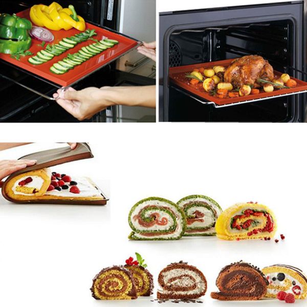 wholesale- 31*27cm non-stick silicone multifunction oven mat baking cake pad swiss roll pad bakeware baking tools wholesale
wholesale- 31*27cm non-stick silicone multifunction oven mat baking cake pad swiss roll pad bakeware baking tools wholesale