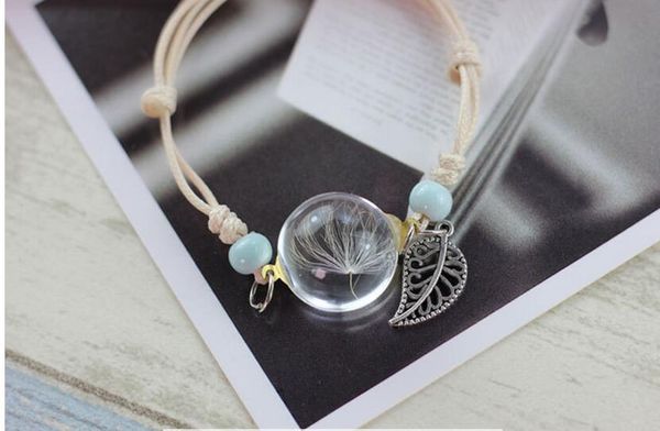 dried flower bracelet stones dandelion women weaving bracelets valentine's day gift, Golden;silver
dried flower bracelet stones dandelion women weaving bracelets valentine's day gift, Golden;silver