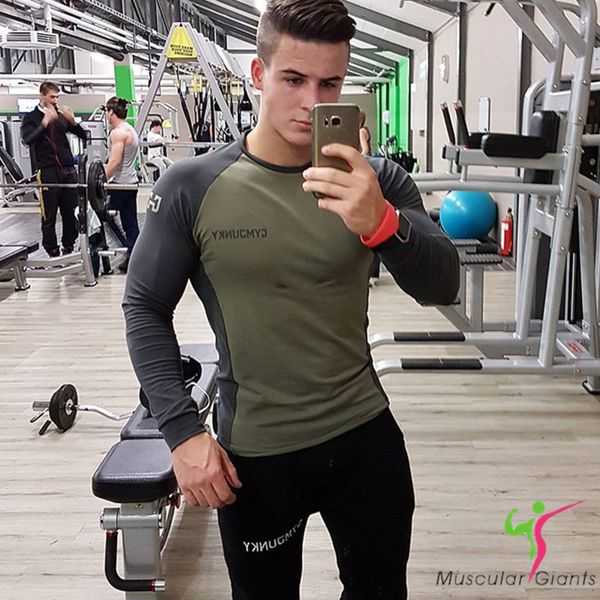 2019 muscle fitness men's long sleeves t-shirts bodybuilding casual thin breathable elastic bottoming sweatshirts gyms clothing high qu, White;black 
2019 muscle fitness men's long sleeves t-shirts bodybuilding casual thin breathable elastic bottoming sweatshirts gyms clothing high qu, White;black