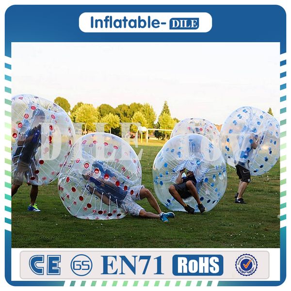 1.2m Soccer Bubble Ball, Body Zorb Ball,bubble Football,inflatable Loopy Ball,bumper Ball