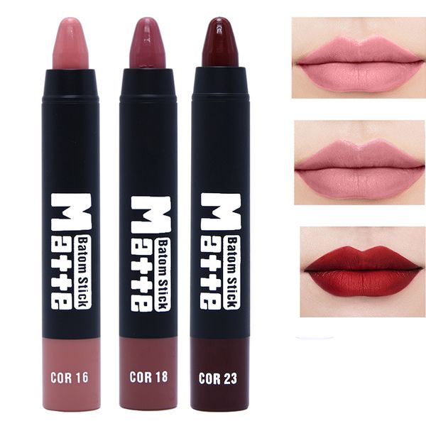 matte nude lipstick pencil new makeup matte lip kit women lipstick long lasting waterproof red lipstic
matte nude lipstick pencil new makeup matte lip kit women lipstick long lasting waterproof red lipstic