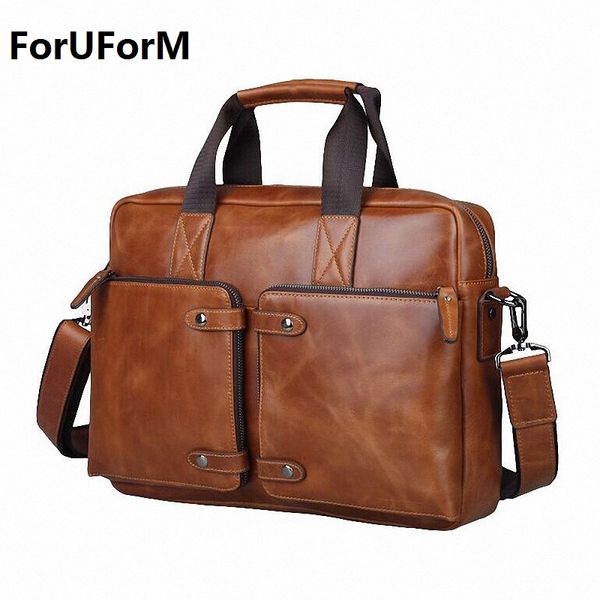 wholesale- 100% cowhide men's business briefcase genuine leather man vintage 14inch lapcomputer shoulder bag luxury leather bag li-830
wholesale- 100% cowhide men's business briefcase genuine leather man vintage 14inch lapcomputer shoulder bag luxury leather bag li-830
