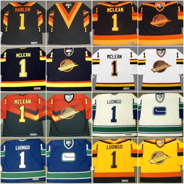 Vancouver Canucks Jersey 1 GLEN HANLON 1980 1 KIRK MCLEAN 1 ROBERTO LUONGO 2 JOCELYN GUEVREMONT 2 OHLUND Hockey Jerseys
Vancouver Canucks Jersey 1 GLEN HANLON 1980 1 KIRK MCLEAN 1 ROBERTO LUONGO 2 JOCELYN GUEVREMONT 2 OHLUND Hockey Jerseys
