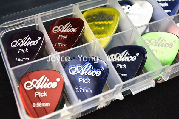 50pcs alice clear transparent acoustic electric guitar picks plectrums + 1 plastic picks box case ing
50pcs alice clear transparent acoustic electric guitar picks plectrums + 1 plastic picks box case ing