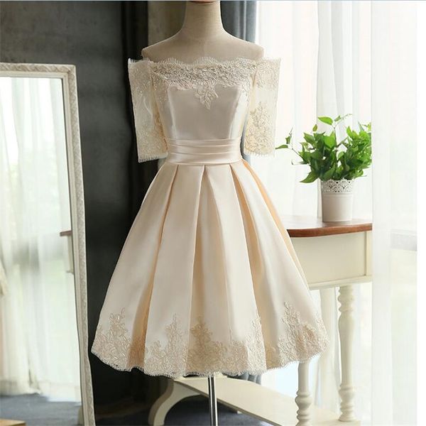 new arrival real evening dresses with half sleeves elegant boat neck women girls ball prom party pageant graduation formal dress, Black;red
new arrival real evening dresses with half sleeves elegant boat neck women girls ball prom party pageant graduation formal dress, Black;red
