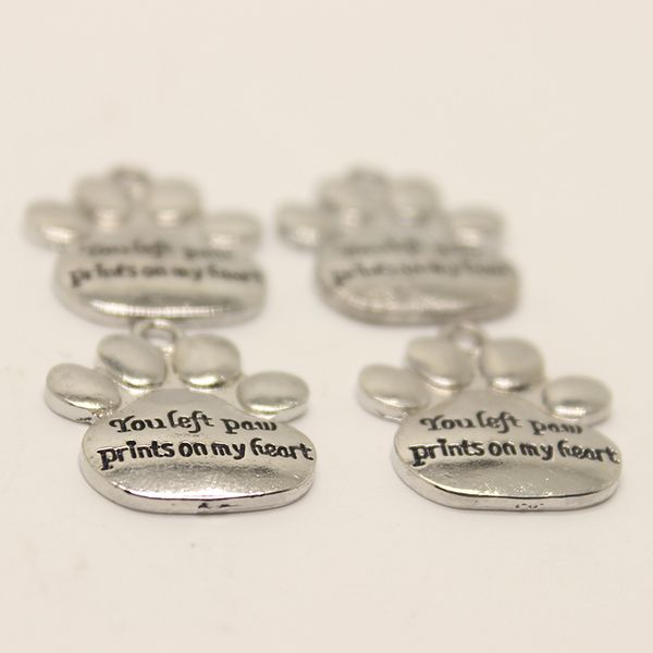 15pcs--23x19mm античный серебряный тон вы оставили отпечатки лап на моем сердце Мемориа
15pcs--23x19mm античный серебряный тон вы оставили отпечатки лап на моем сердце Мемориа