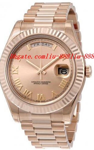 luxury watches ii champagne dial 18k everose gold automatic movement men's watch mens watch wrist watches, Slivery;brown
luxury watches ii champagne dial 18k everose gold automatic movement men's watch mens watch wrist watches, Slivery;brown