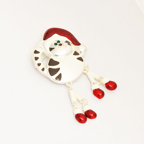 wholesale- selling red flower crystal christmas snowman brooches pins for women good gift, Gray
wholesale- selling red flower crystal christmas snowman brooches pins for women good gift, Gray