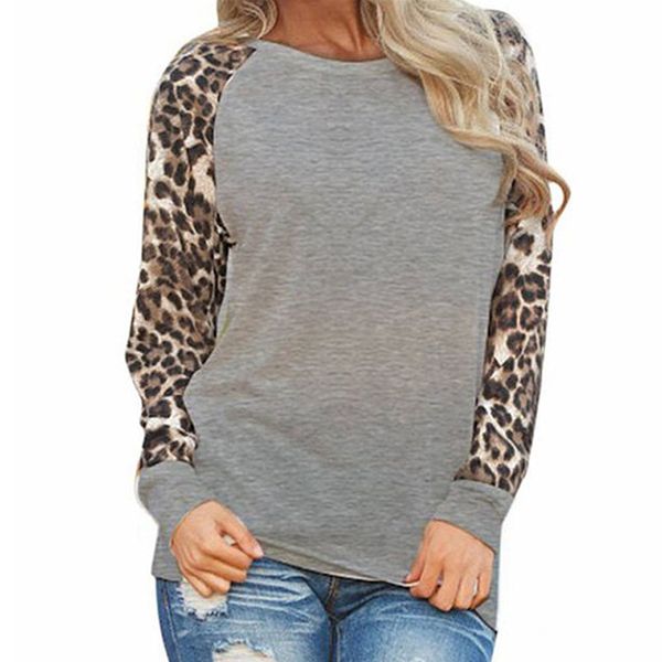 wholesale-fashion 2016 new autumn women long sleeve t shirt chiffon leopard o-neck t-shirt casual loose tshirt plus size 5xl t43, White
wholesale-fashion 2016 new autumn women long sleeve t shirt chiffon leopard o-neck t-shirt casual loose tshirt plus size 5xl t43, White