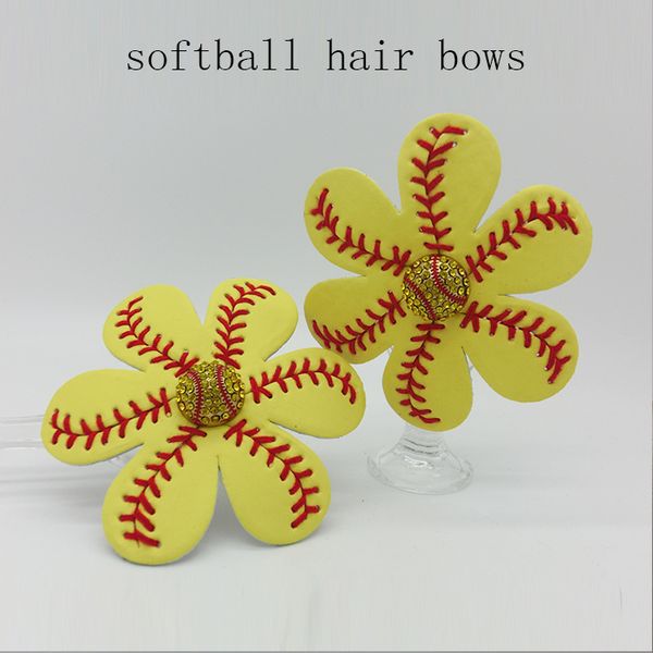 2017 softball baseball leather hair flower hairclips 4 inch seamed hair bows with rhinestone hair clip pin, Golden;silver
2017 softball baseball leather hair flower hairclips 4 inch seamed hair bows with rhinestone hair clip pin, Golden;silver