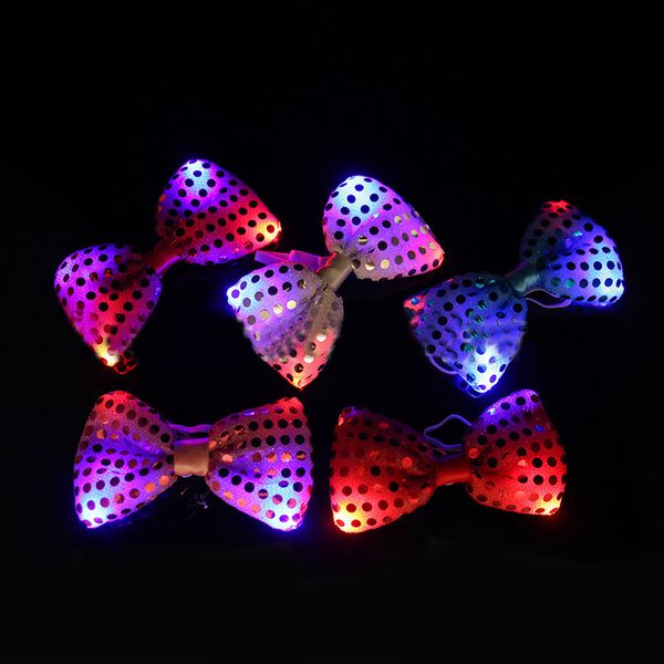 led bow tie for party club festive supplies multicolor flash bowknot light up toys sequins bowknot dhl ing
led bow tie for party club festive supplies multicolor flash bowknot light up toys sequins bowknot dhl ing